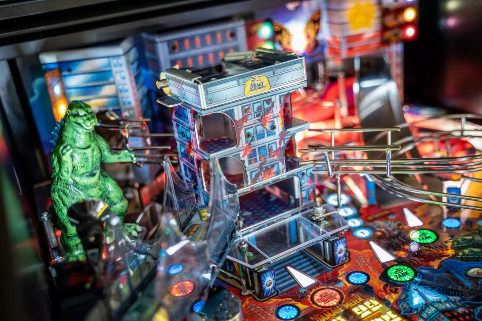 Godzilla Premium Pinball Machine from Stern